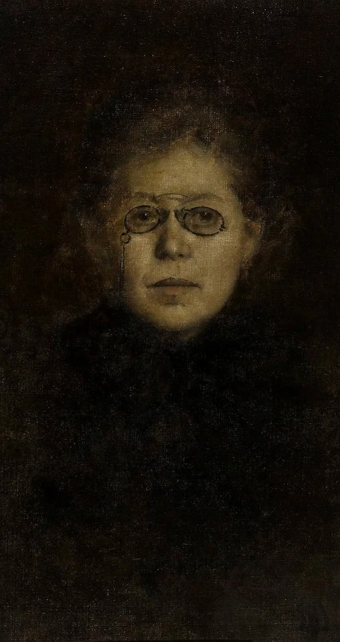 Portrait of Maria Konopnicka (1842–1910), detail
