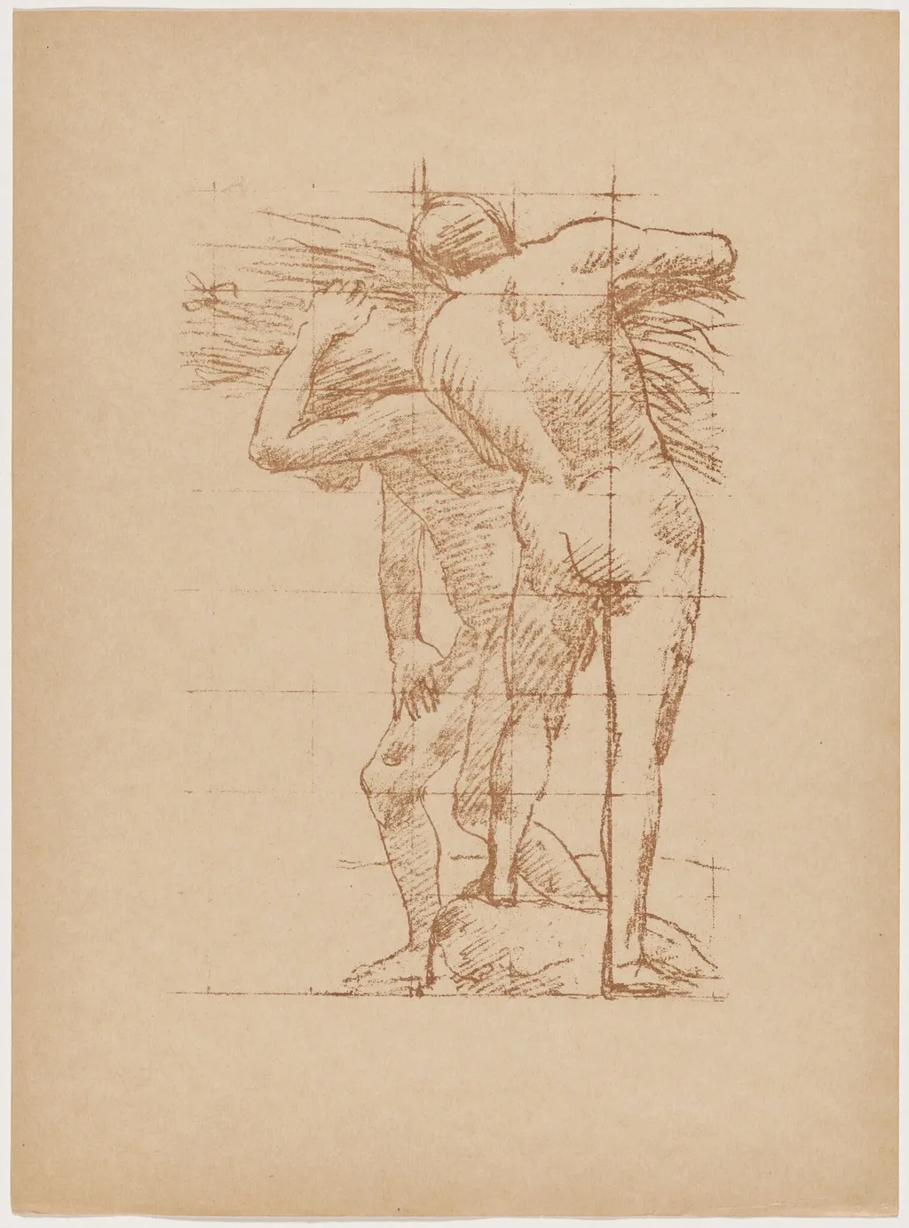 Étude, by Pierre Puvis de Chavannes, ink, 1895