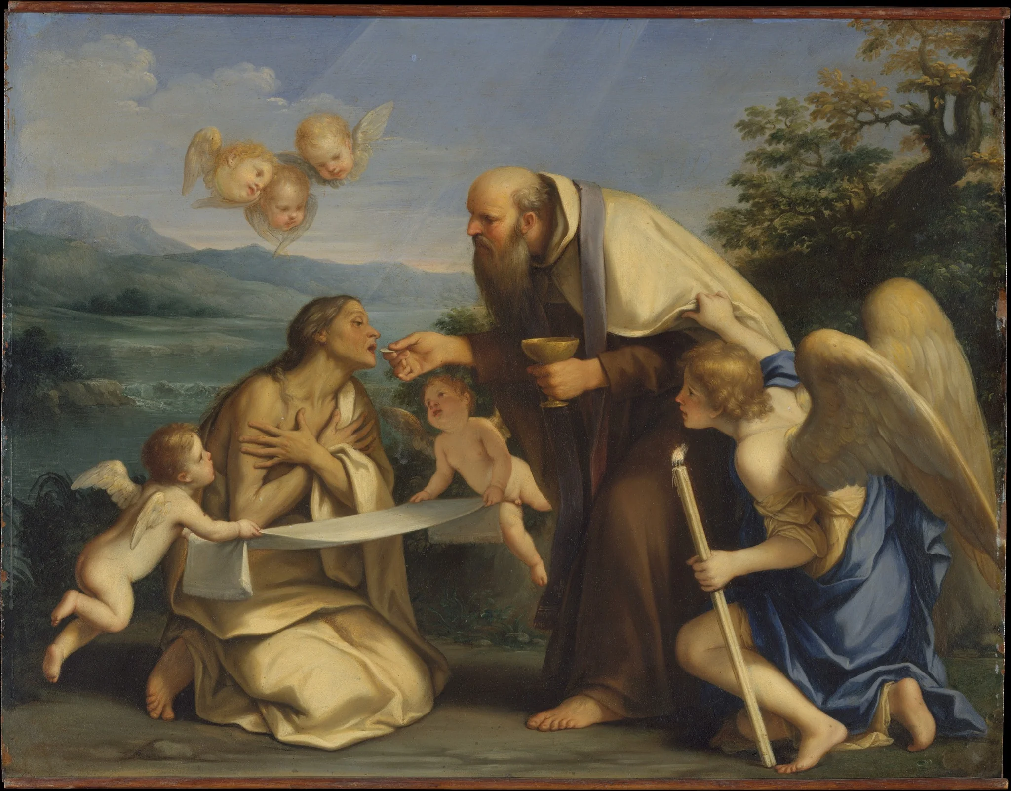 The Last Communion of Saint Mary of Egypt, detail