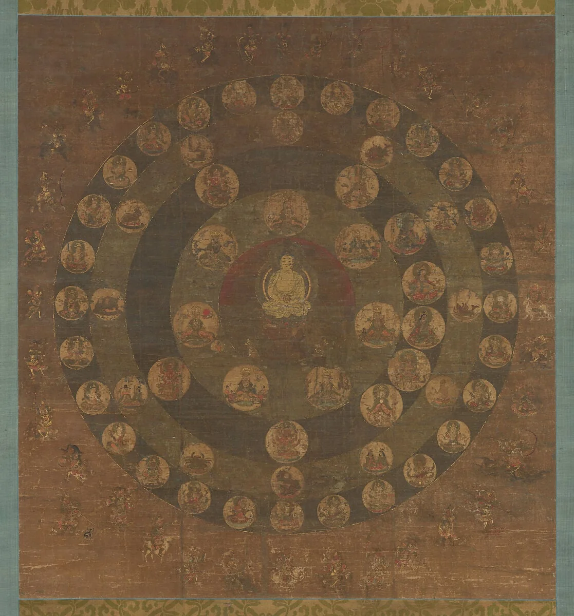 星曼荼羅図 (Hoshi mandara zu)|Star Mandala, detail