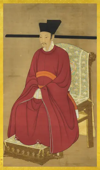 宋欽宗坐像　軸
