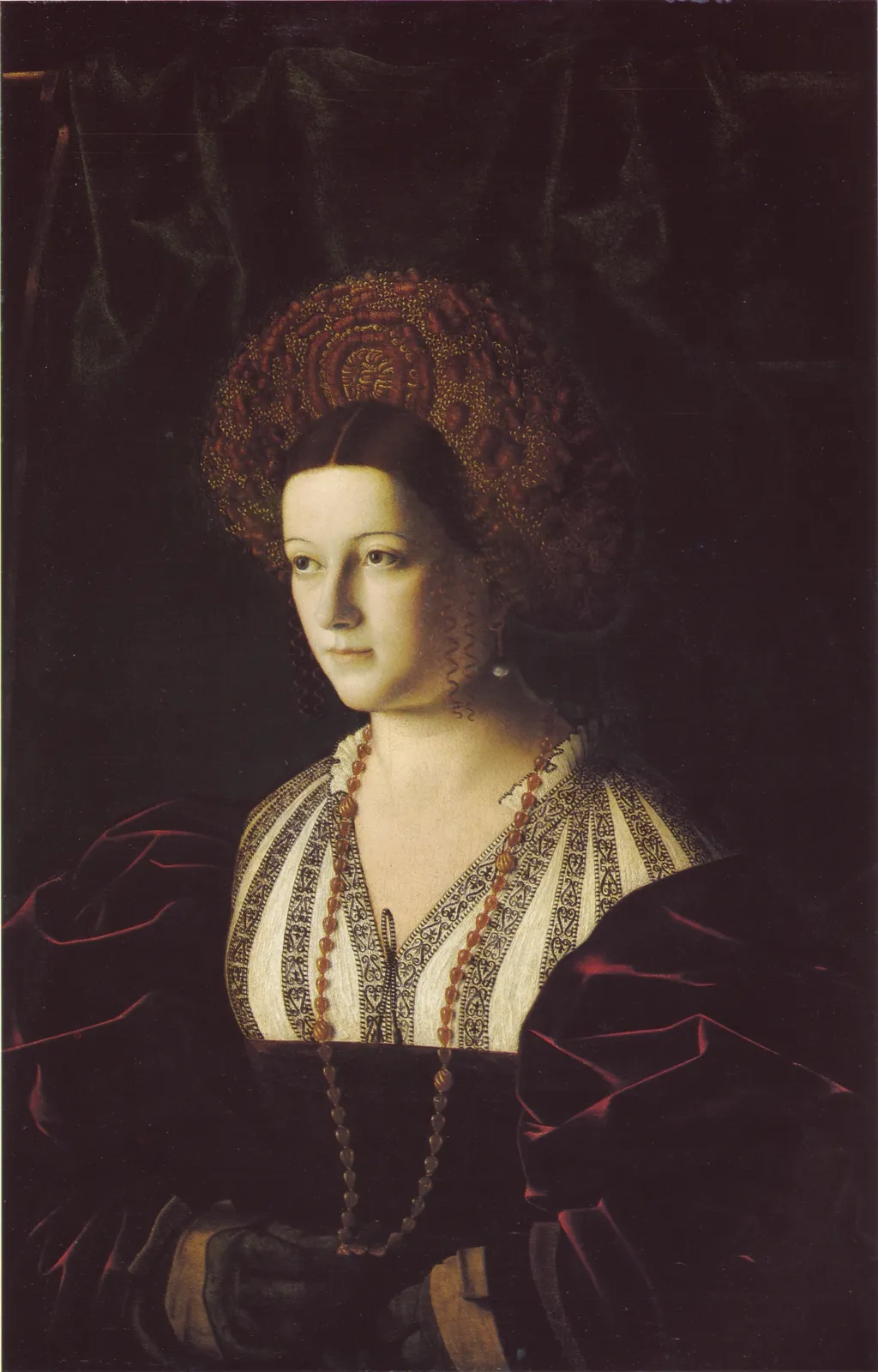 Ritratto Di Gentildonna, by Bartolomeo Veneto, unspecified, 1538
