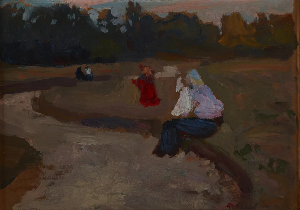 Theme from the Botanical Garden in Kyiv, by Jan Stanisławski, unspecified, 1904