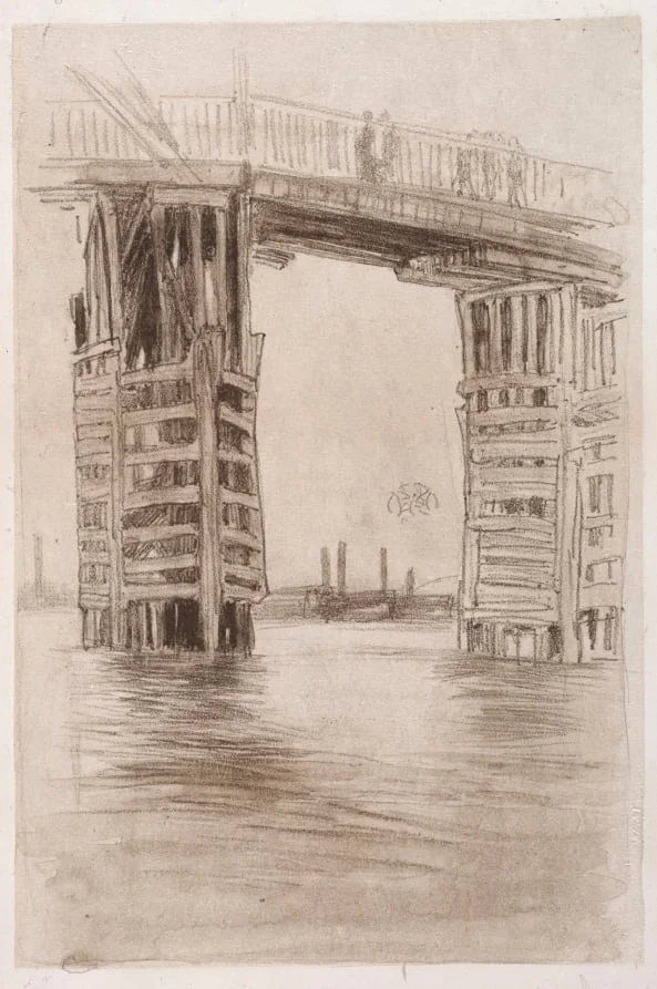 The Tall Bridge, detail