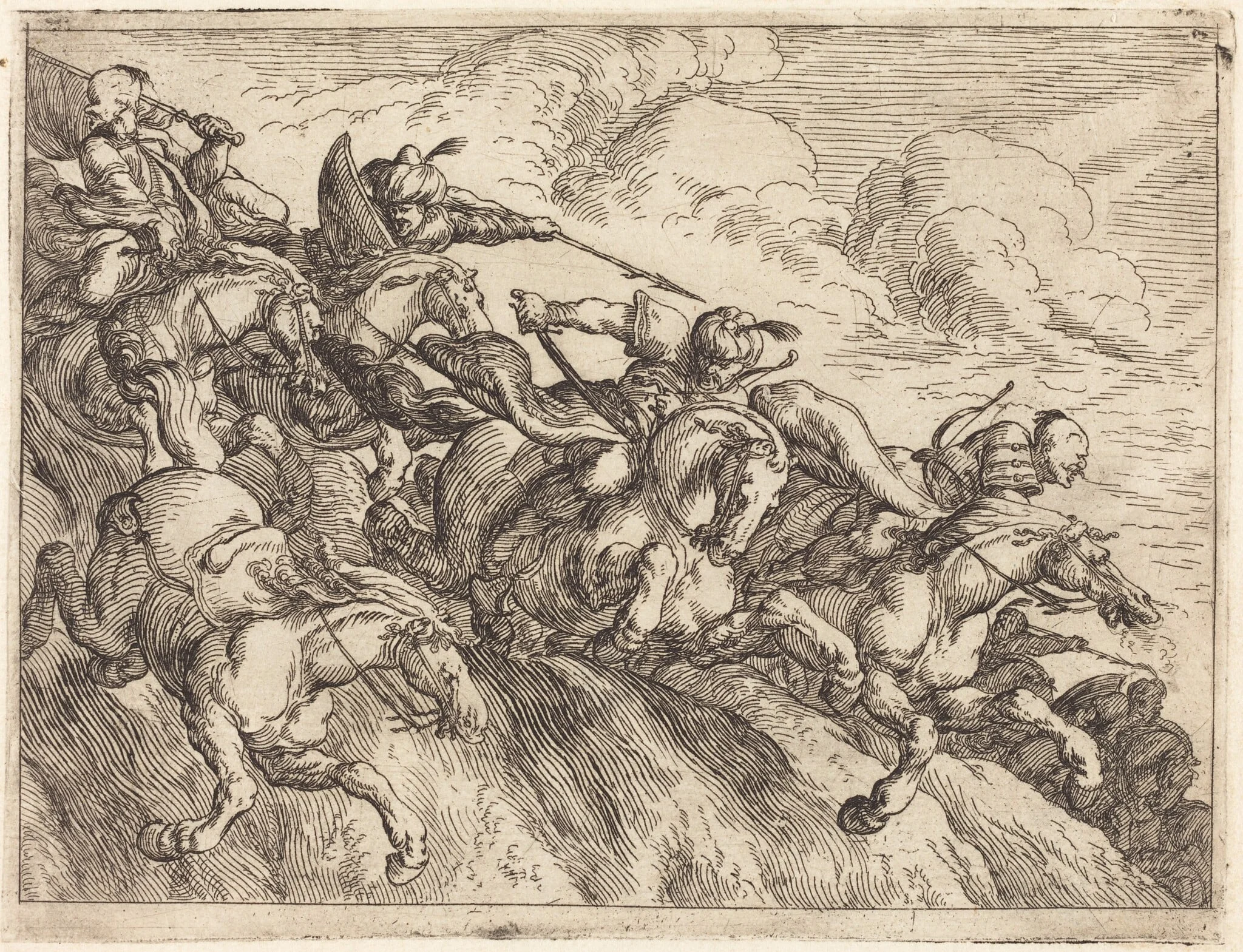 Capricci di varie battaglie, detail