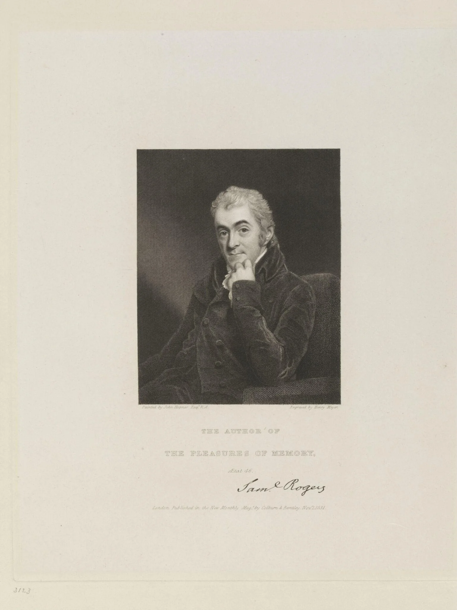 Samuel Rogers, Poet, detail