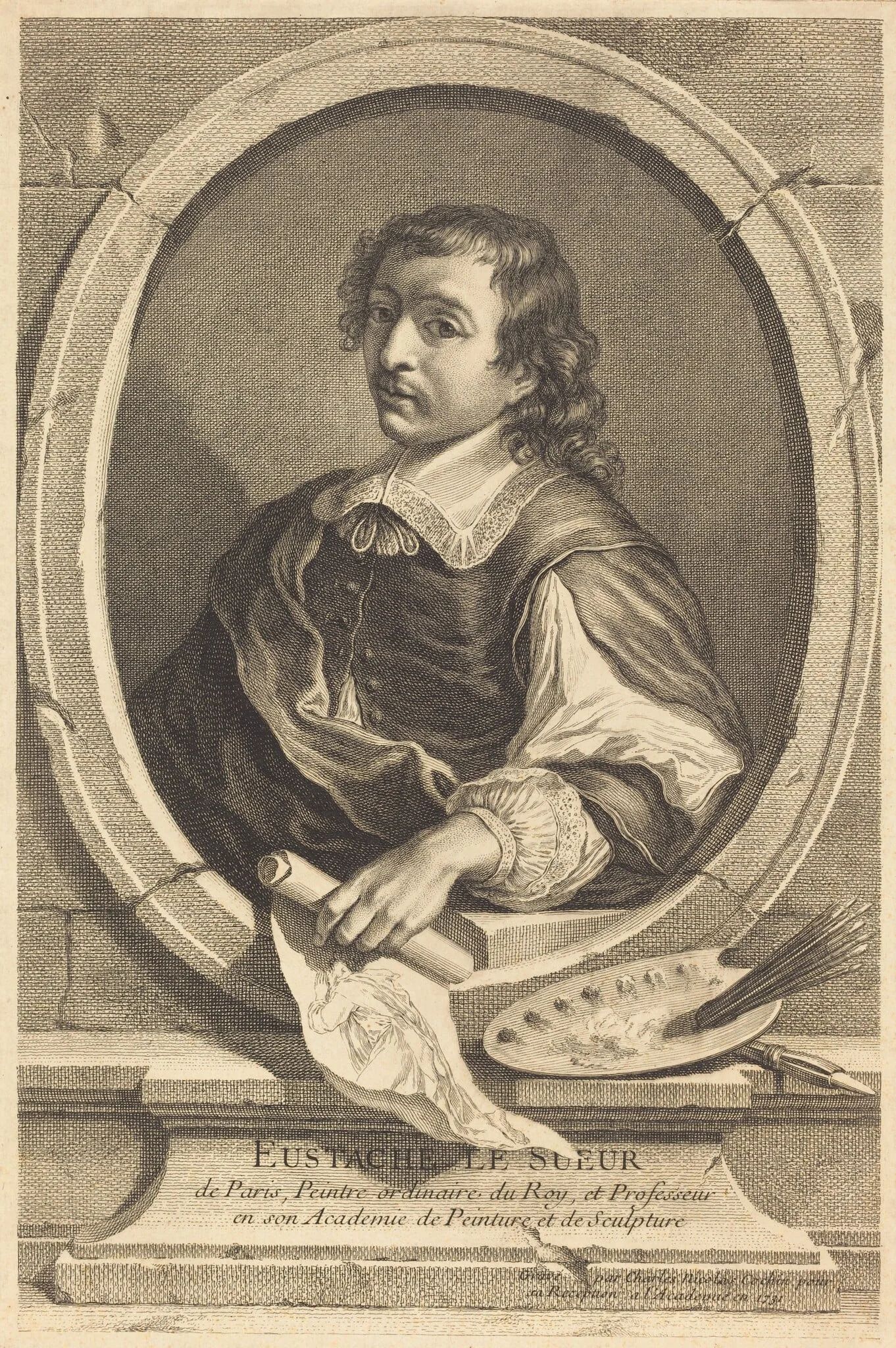 Eustache Le Sueur, detail