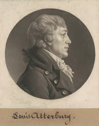 James Wilson, by Charles B. J. Févret de Saint-Mémin, ink, 1805