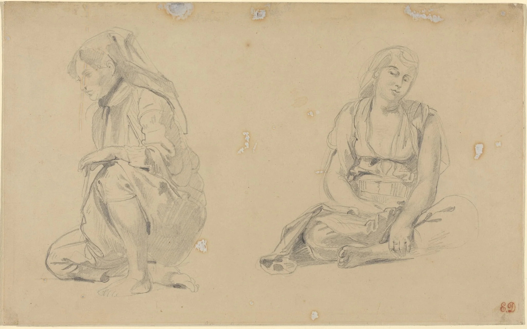 Women of Algiers, detail
