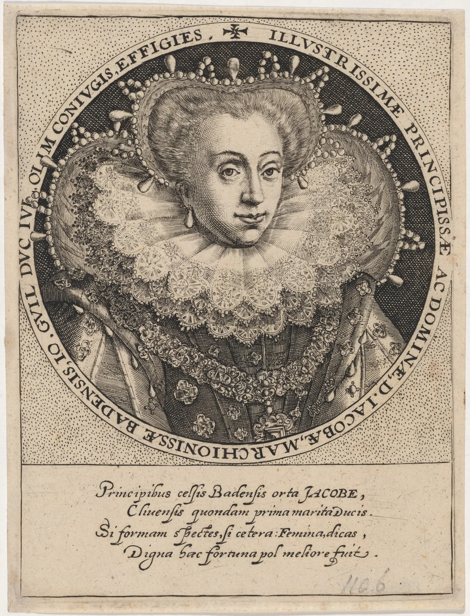 Marchioness of Baden, detail