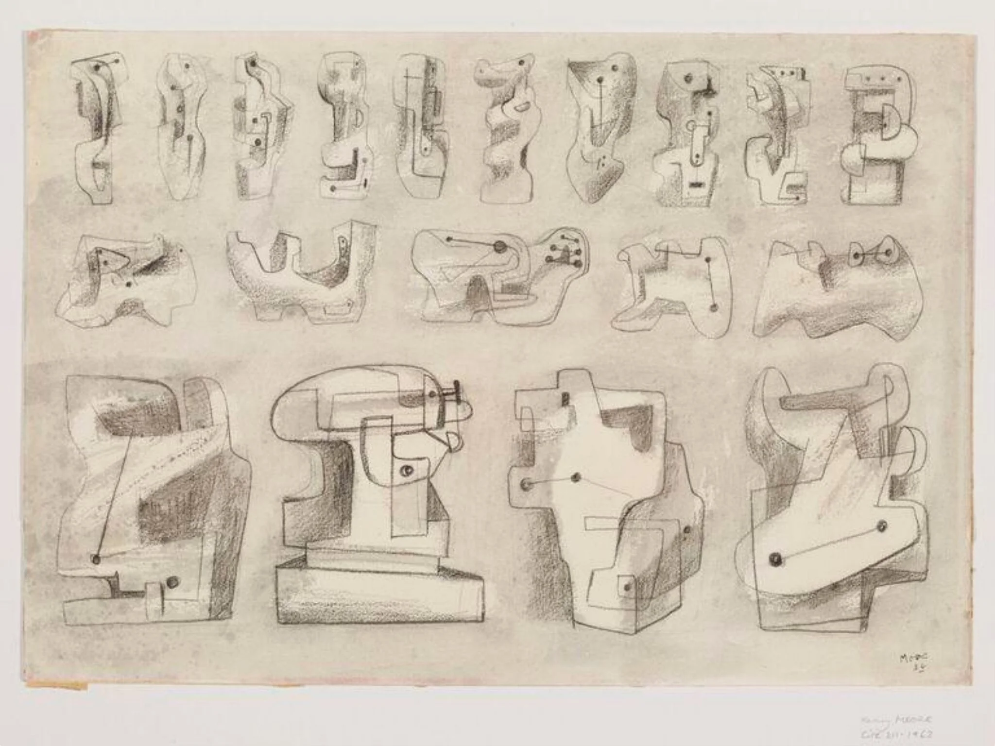 Ideas for Sculpture: Stone Forms, detail