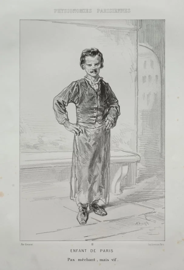 Enfant de Paris, detail