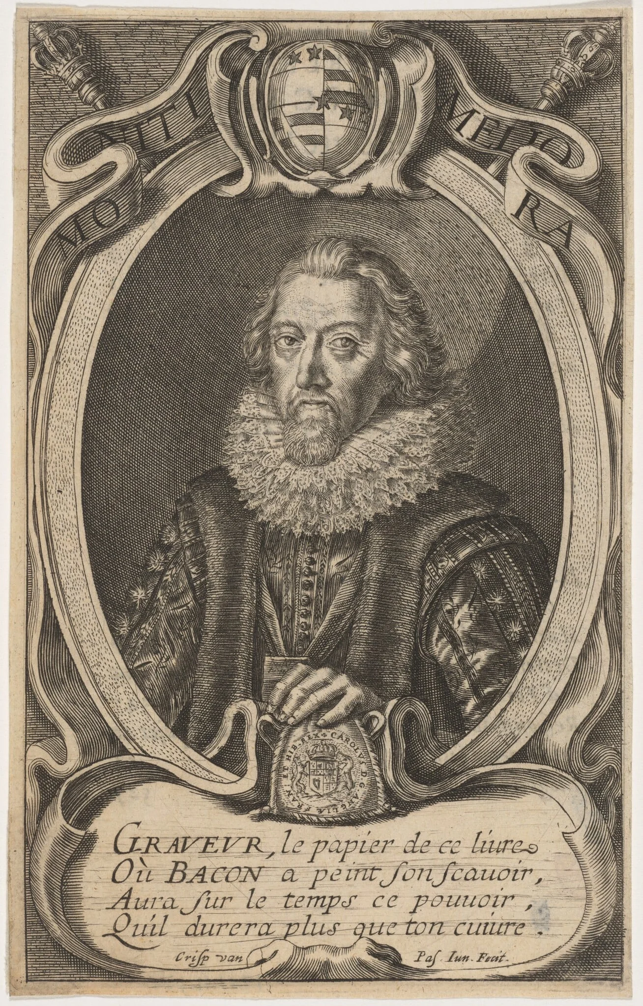 Sir Francis Bacon, detail
