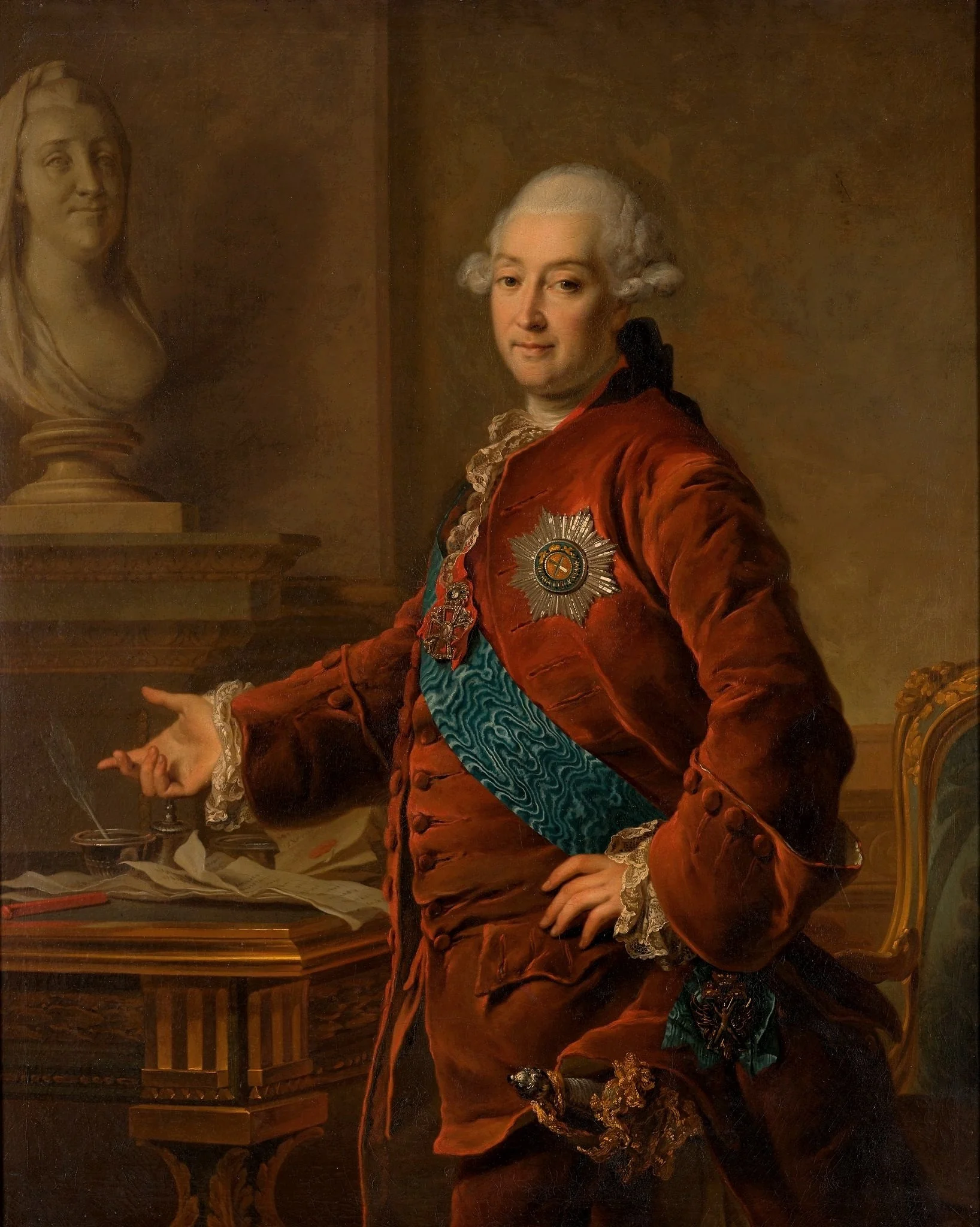 Portrait of Alexandr Mihailovich Golytsyn (1723-1807), vice-chancellor, detail