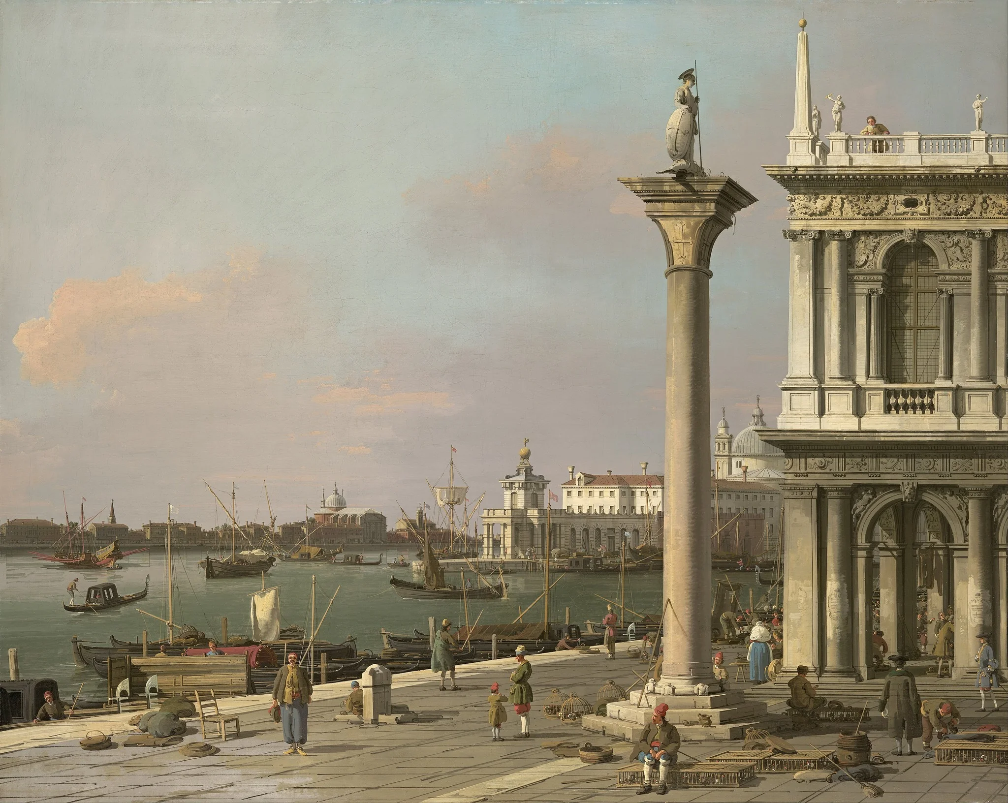 Bacino di San Marco from the Piazzetta, detail