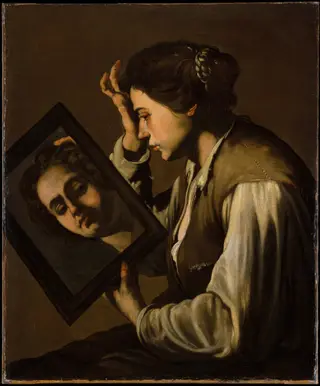The Sense of Sight, by Giovanni Domenico Ferretti, oil, 1637