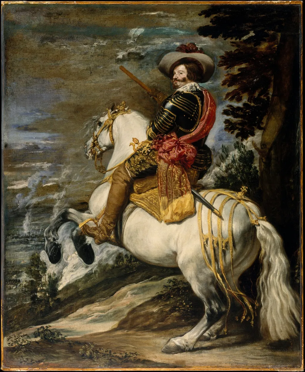 Don Gaspar de Guzmán (1587–1645), Count-Duke of Olivares, by Juan Bautista Martínez del Mazo, oil, 1636