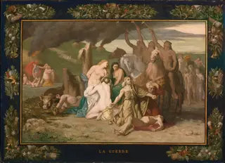 War, by Pierre Puvis de Chavannes, oil, 1867
