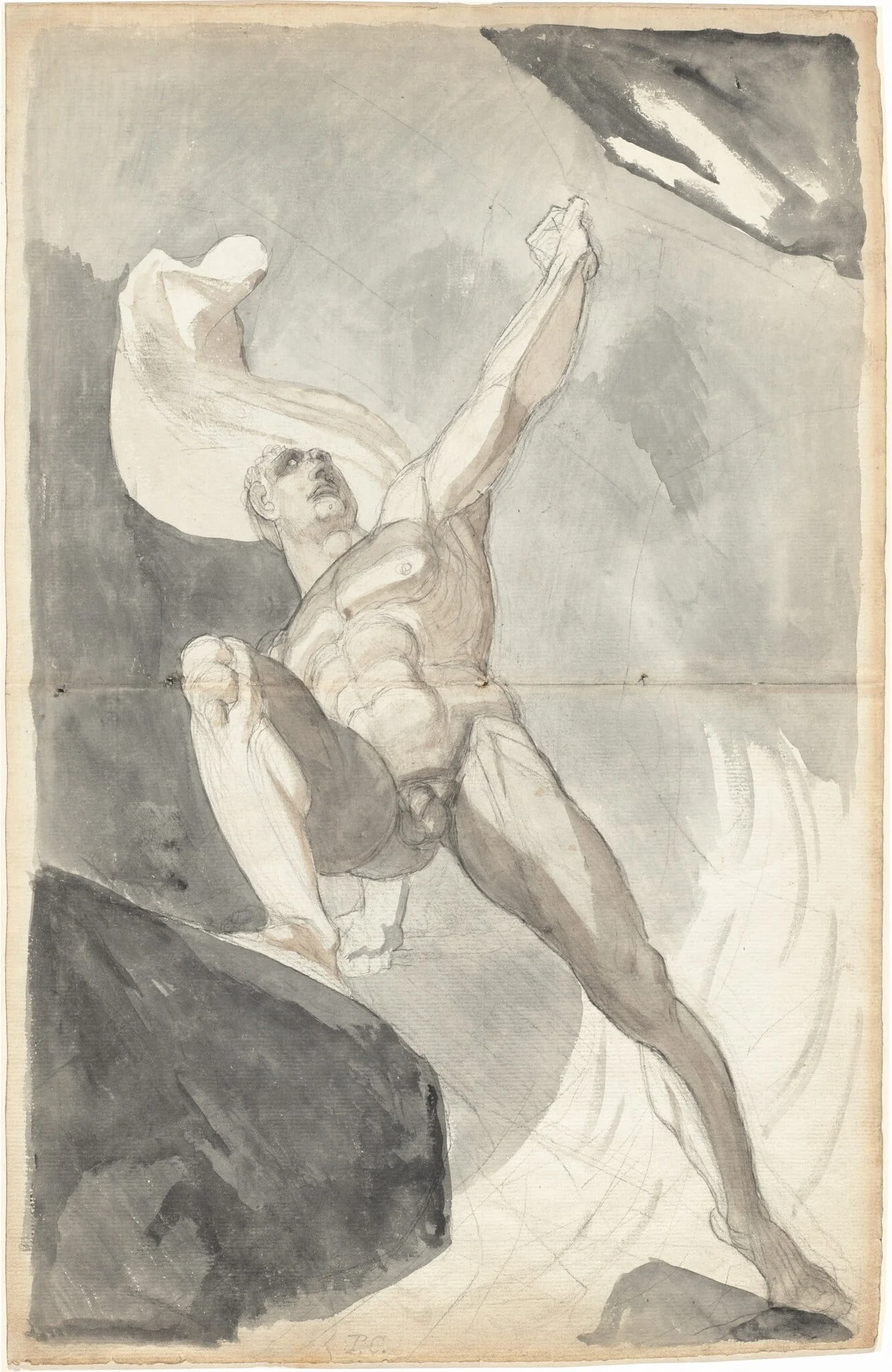 Satan Defying the Powers of Heaven, detail