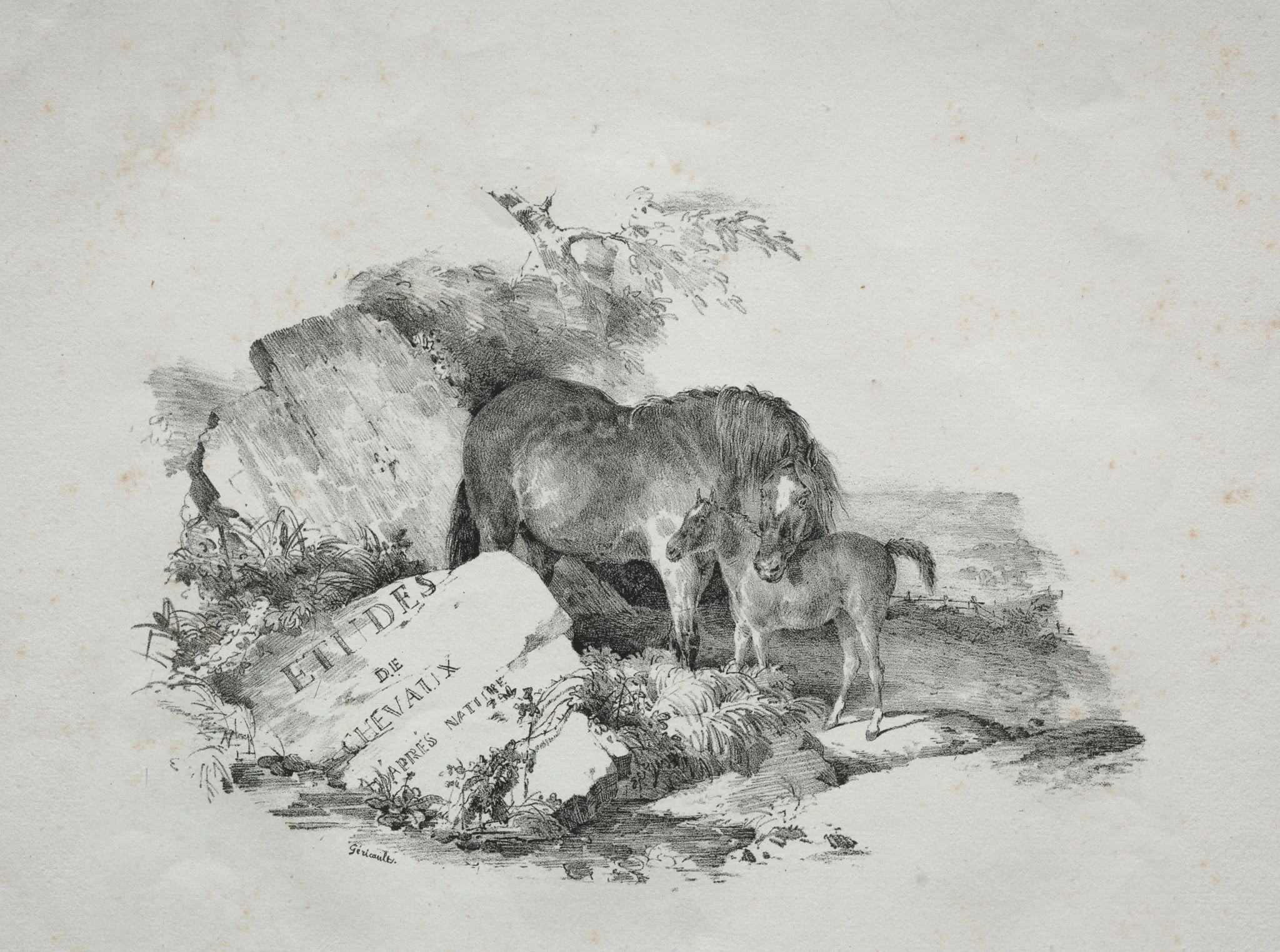 The Mare and Her Foal, detail