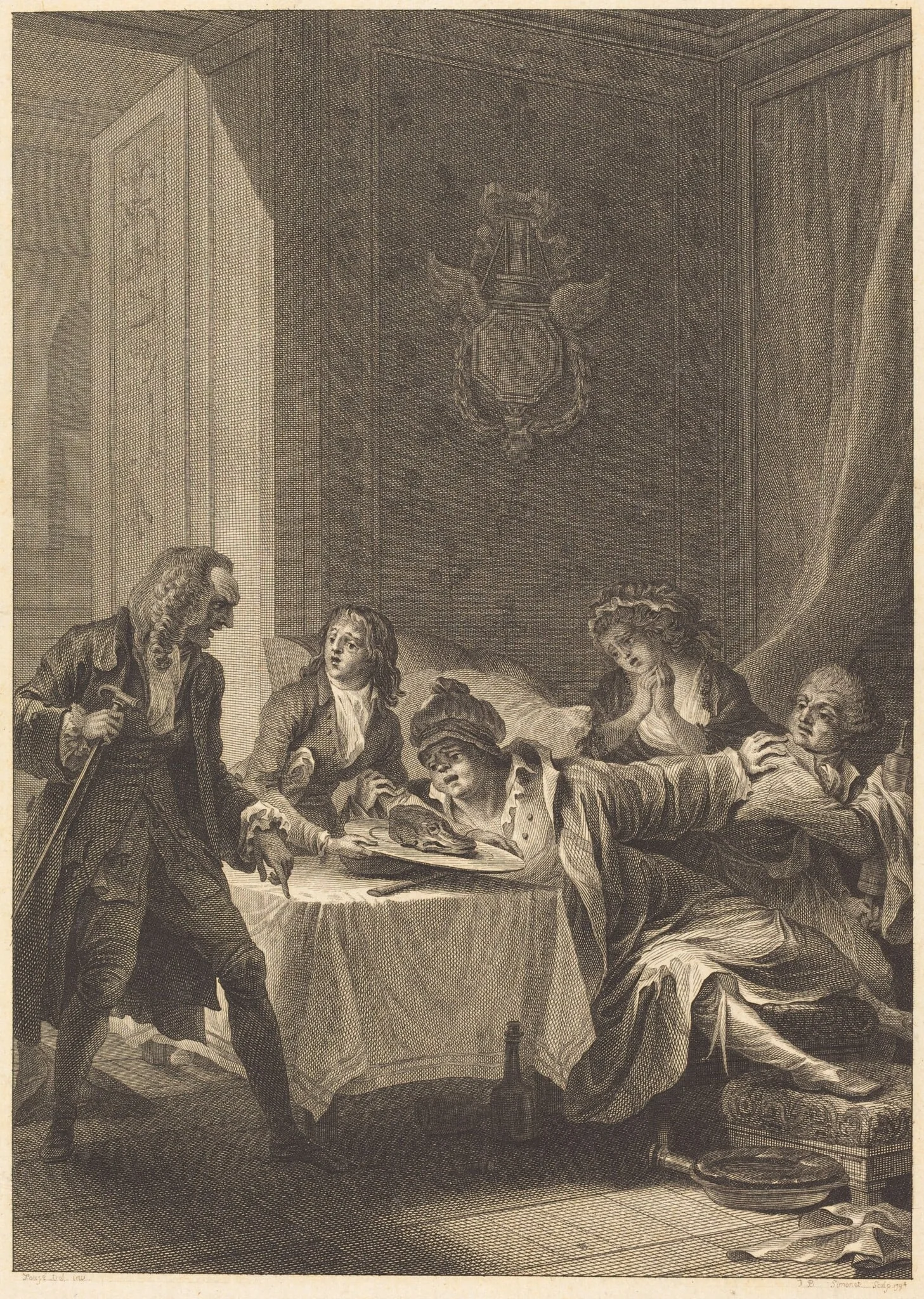 Le glouton, detail