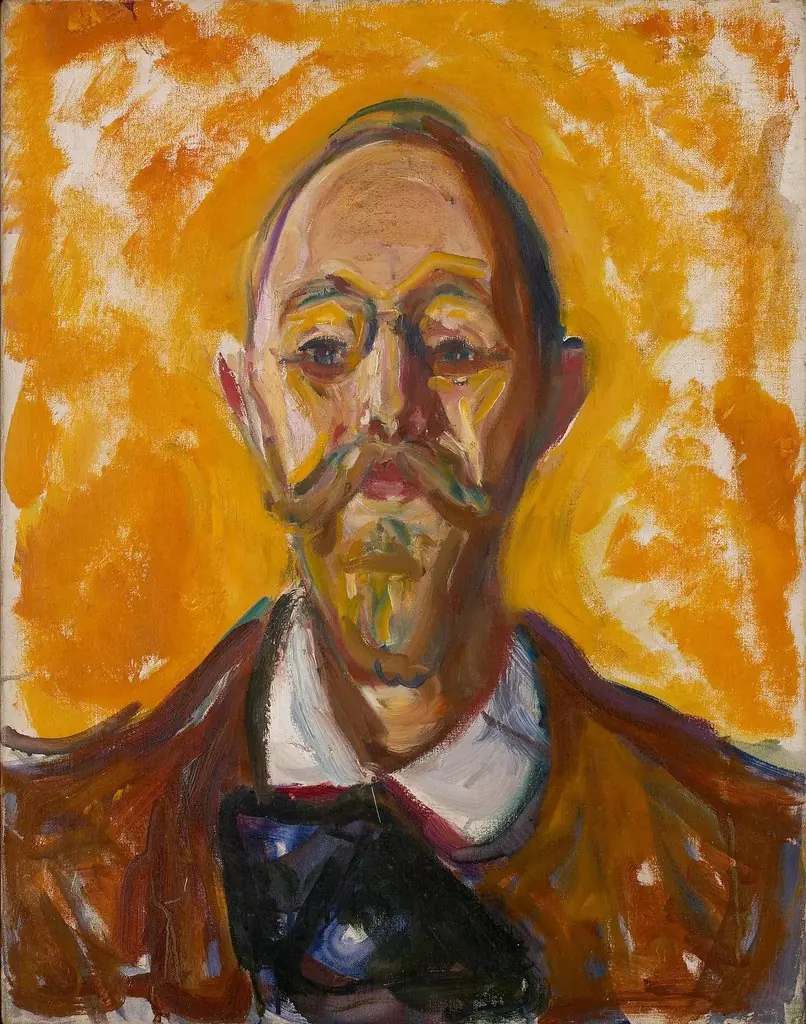 Daniel Jacobson, by Edvard Munch, oil, 1908