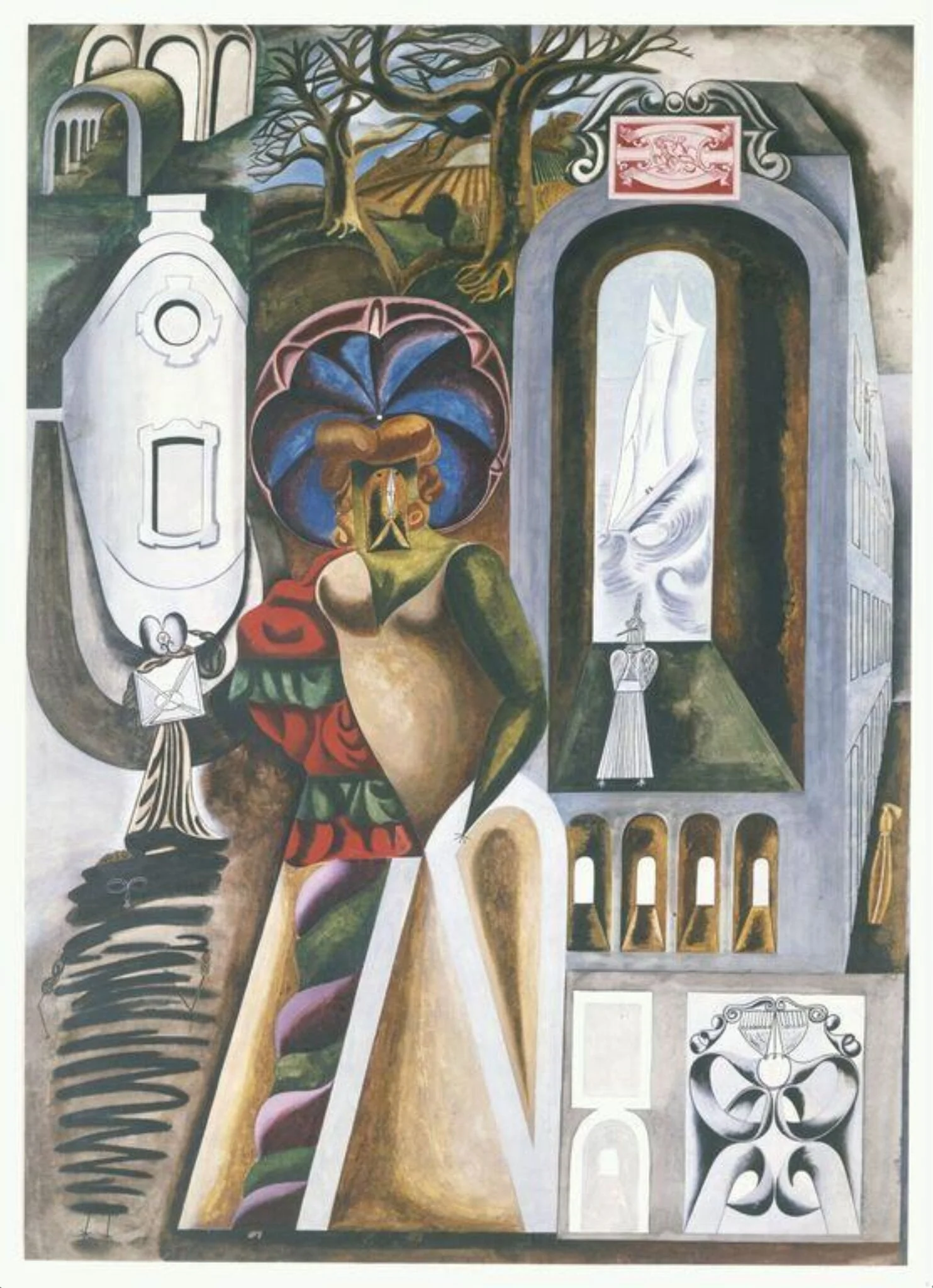 Surrealist Composition, detail