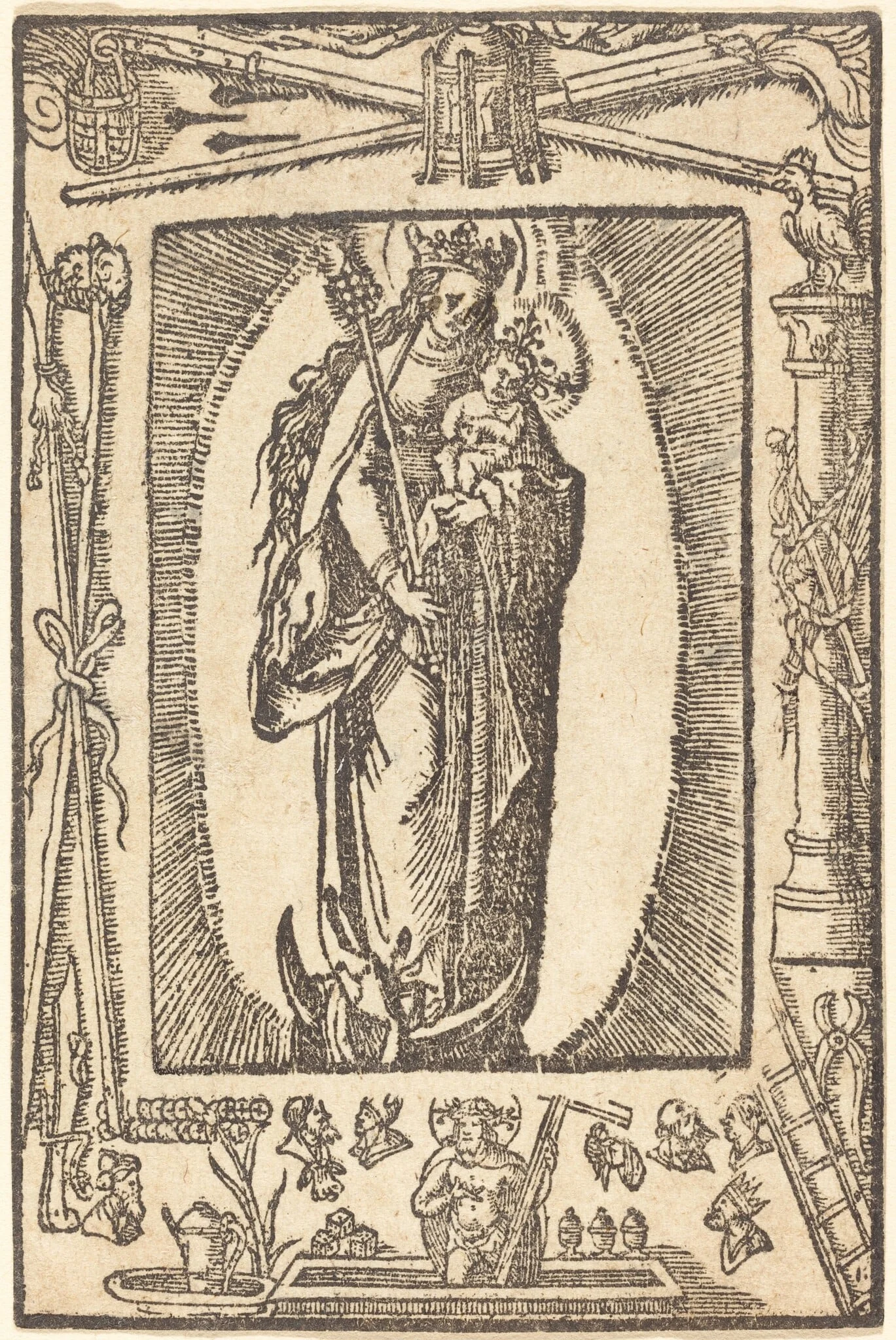 Madonna and Child, detail