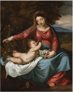The Virgin and Child, detail