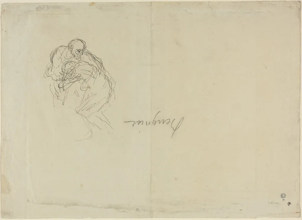The Prodigal Son, by Honoré Daumier, ink, 1844