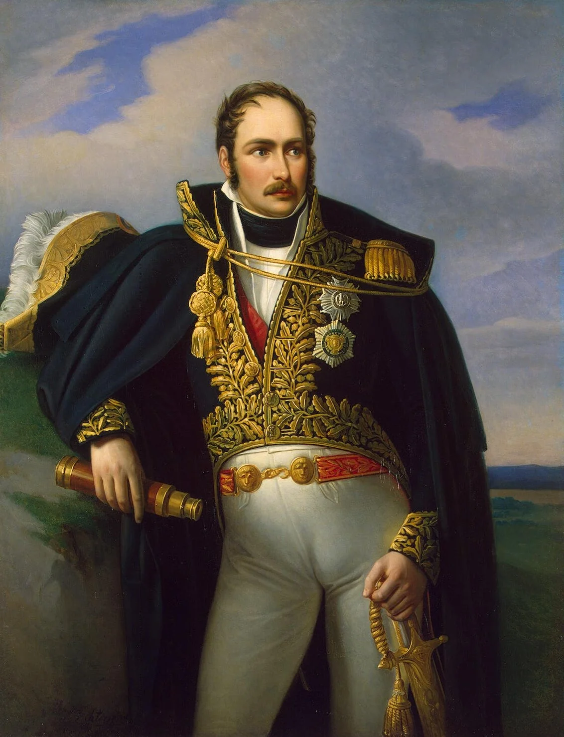 Portrait of Eugene de Beauharnais, detail