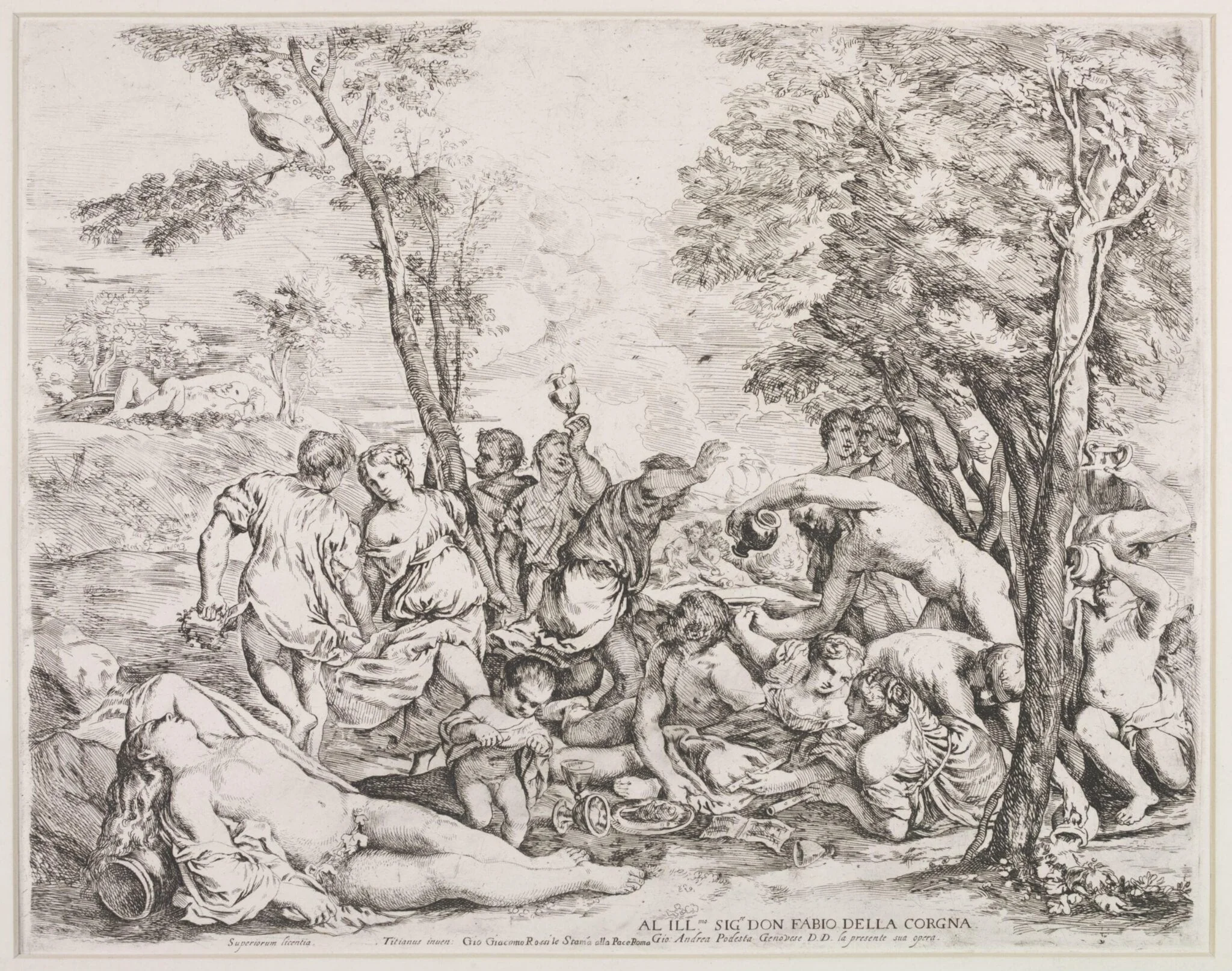 The Triumph of Bacchus, detail