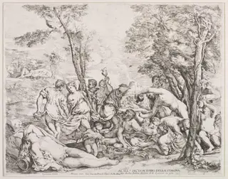 The Triumph of Bacchus, by Giovanni Andrea Podesta, 1650