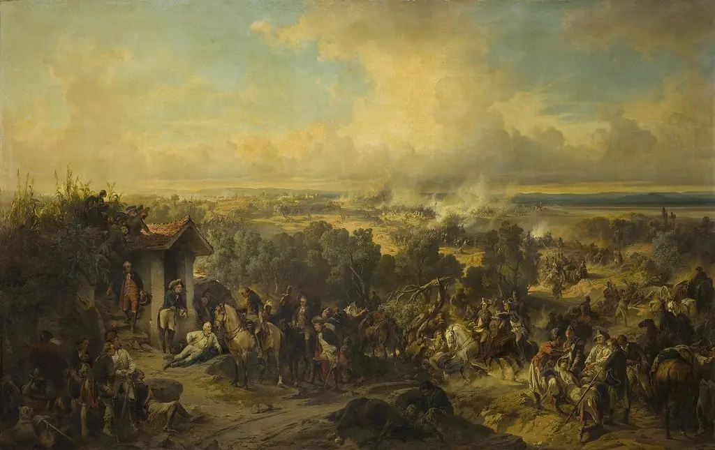 Battle of the Trebbia on 8 June 1799, by Alexander von Kotzebue, oil, 1857