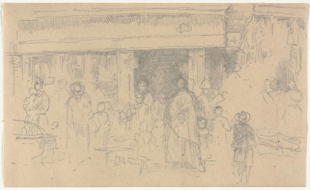 Street Scene, detail