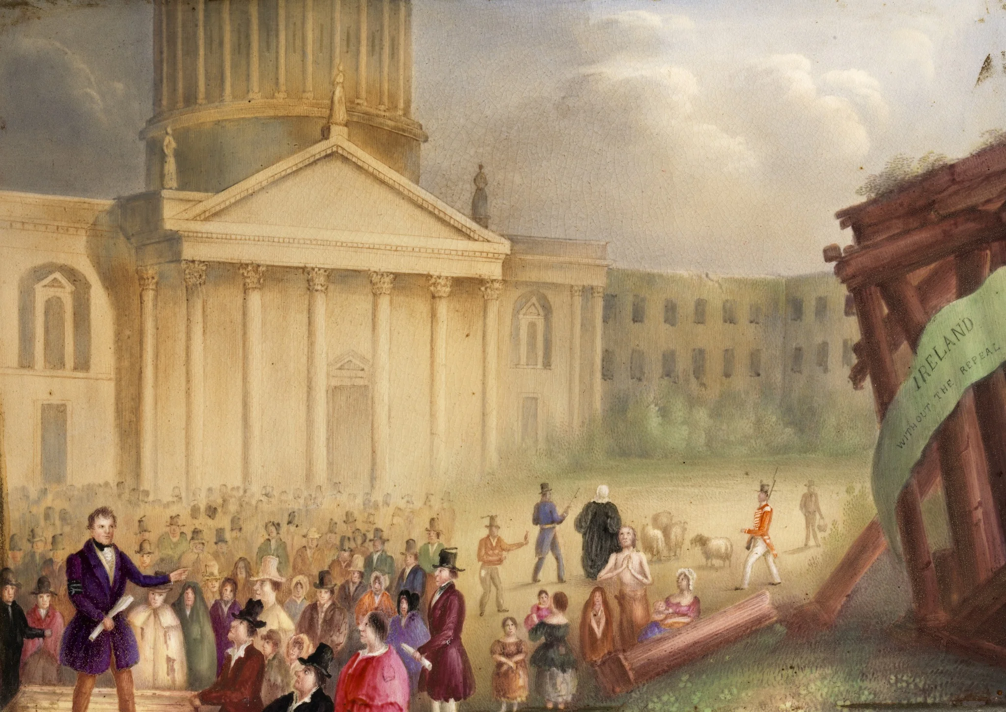 Ireland without the Repeal, detail