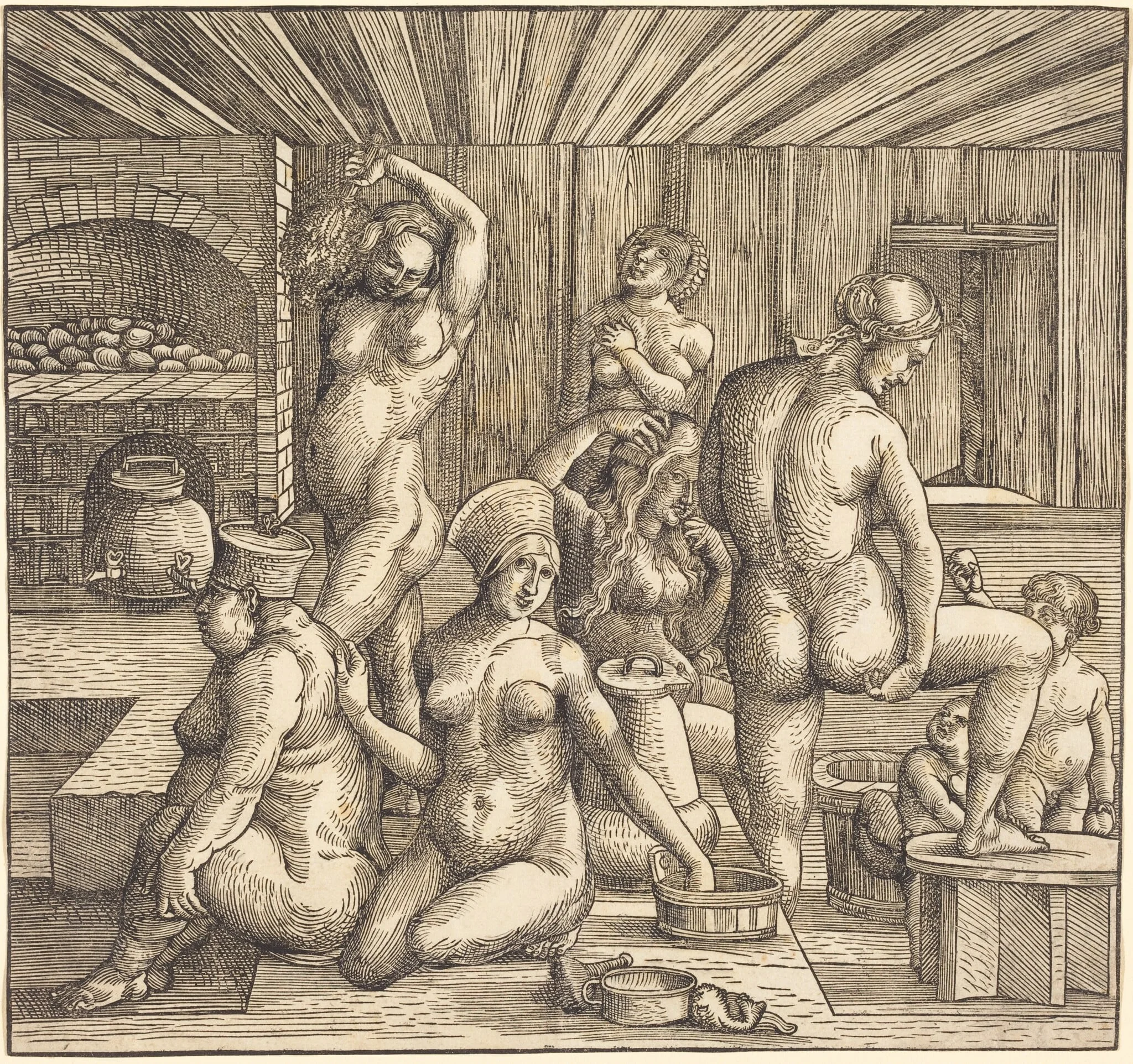 Women's Bath, detail