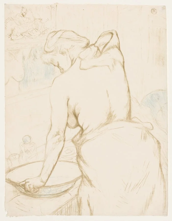 Elles: The Toilet, detail