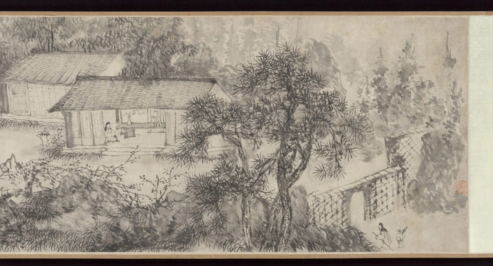 The Studio of Prolonged Soughing, detail