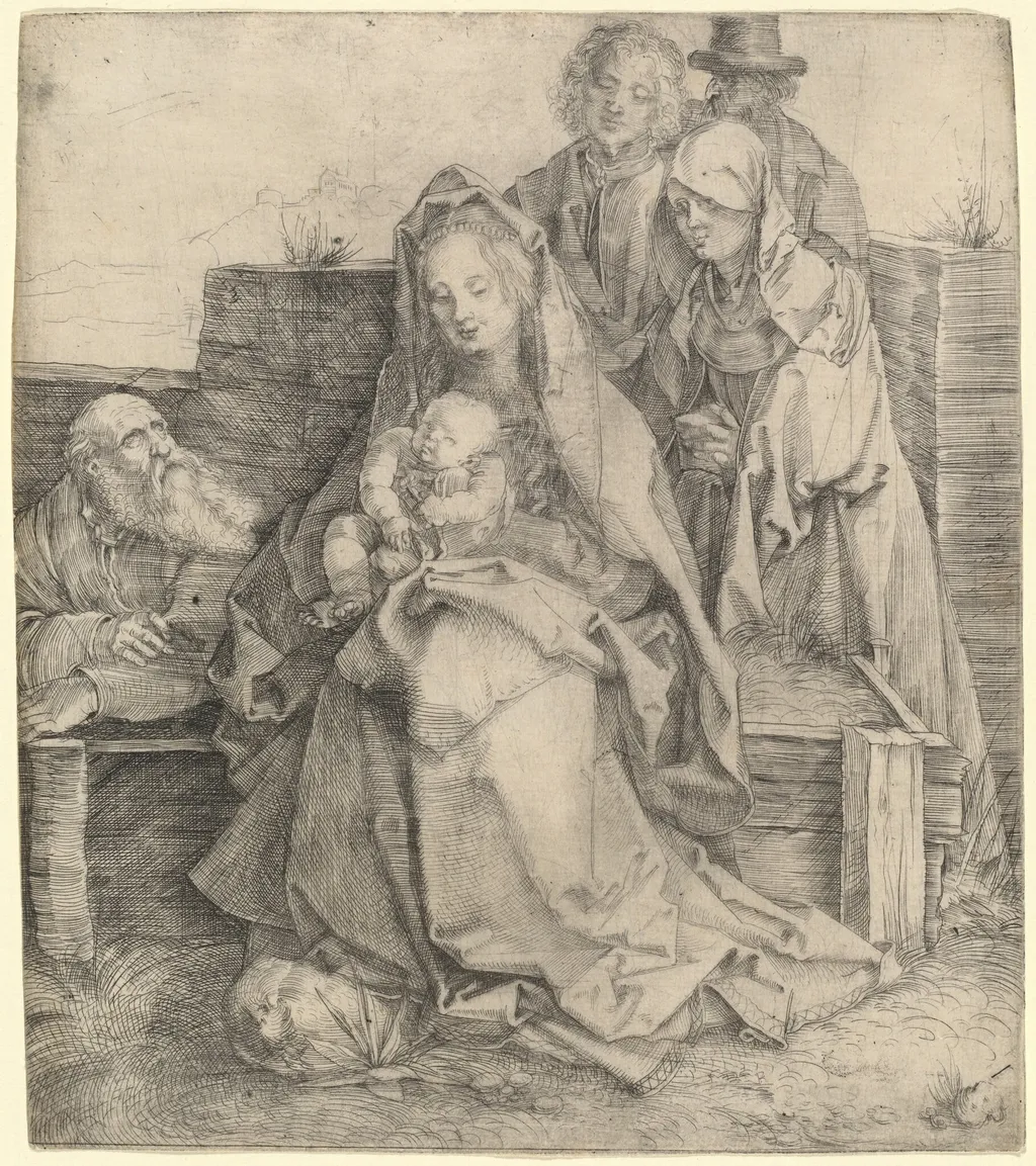The Holy Family, by Albrecht Dürer, ink, 1512