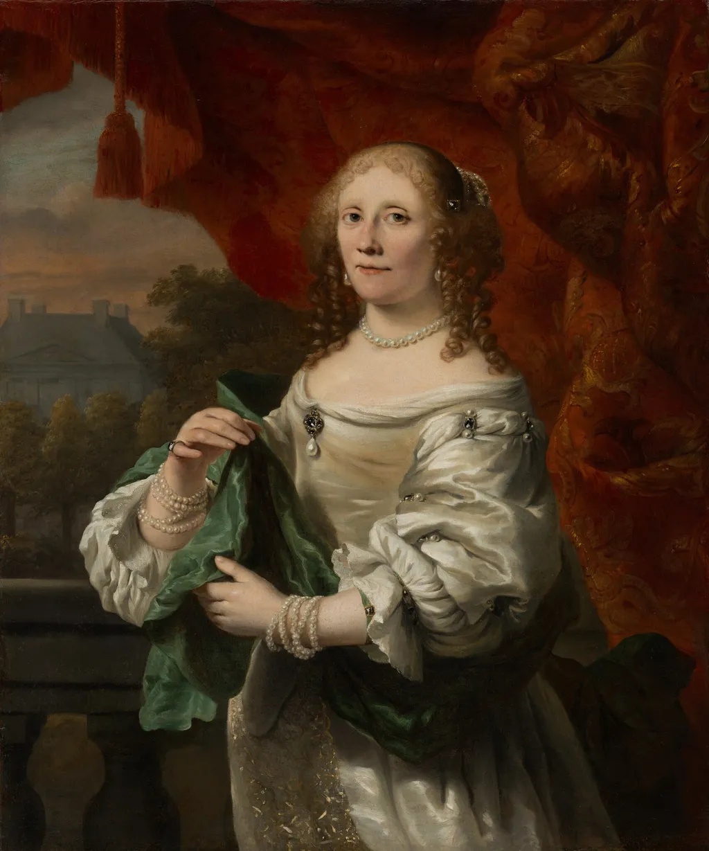 Portrait of a Woman, by Ferdinand Bol, oil, 1664