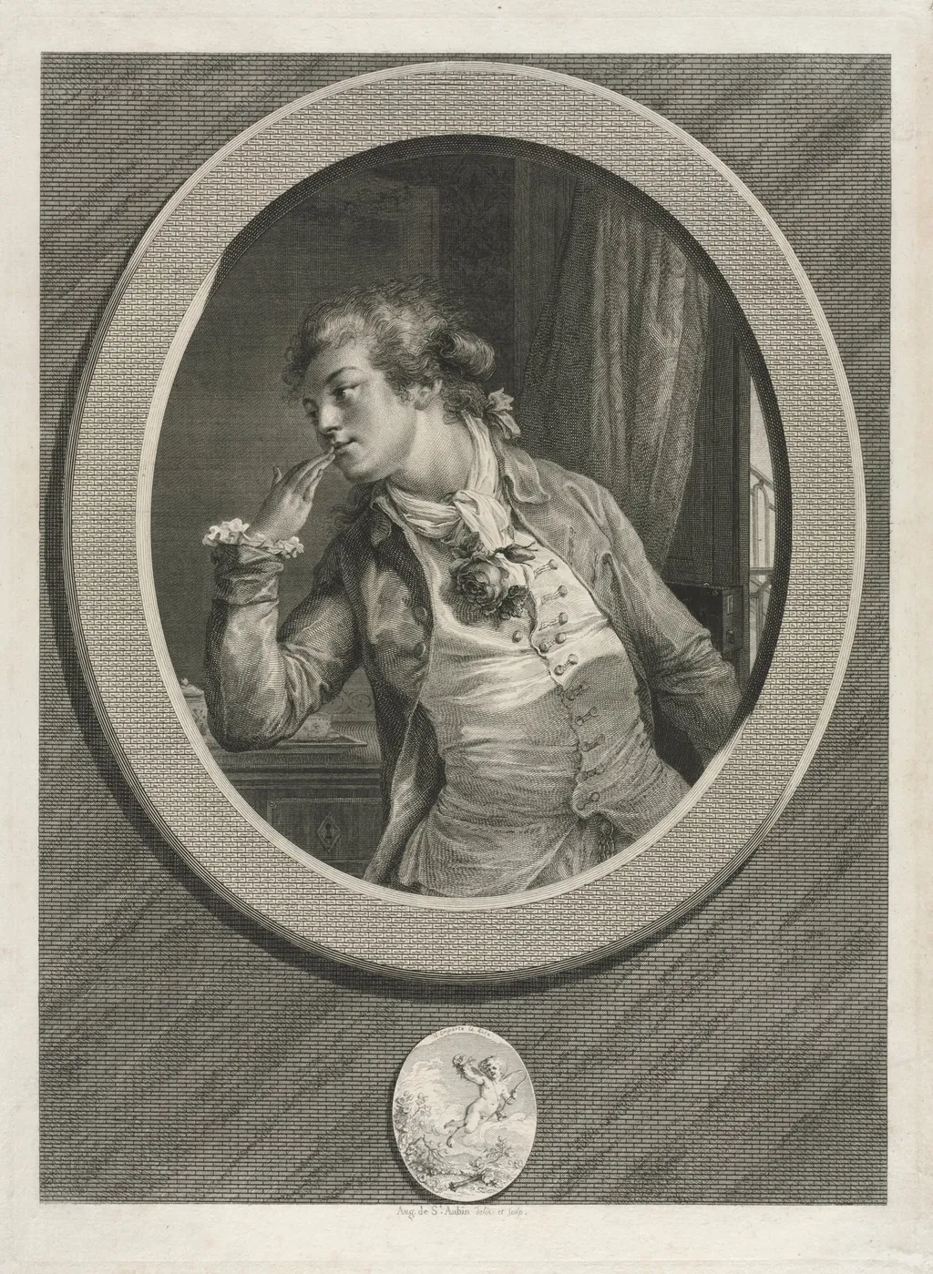 You May Count on Me, by Augustin de Saint-Aubin, 1789