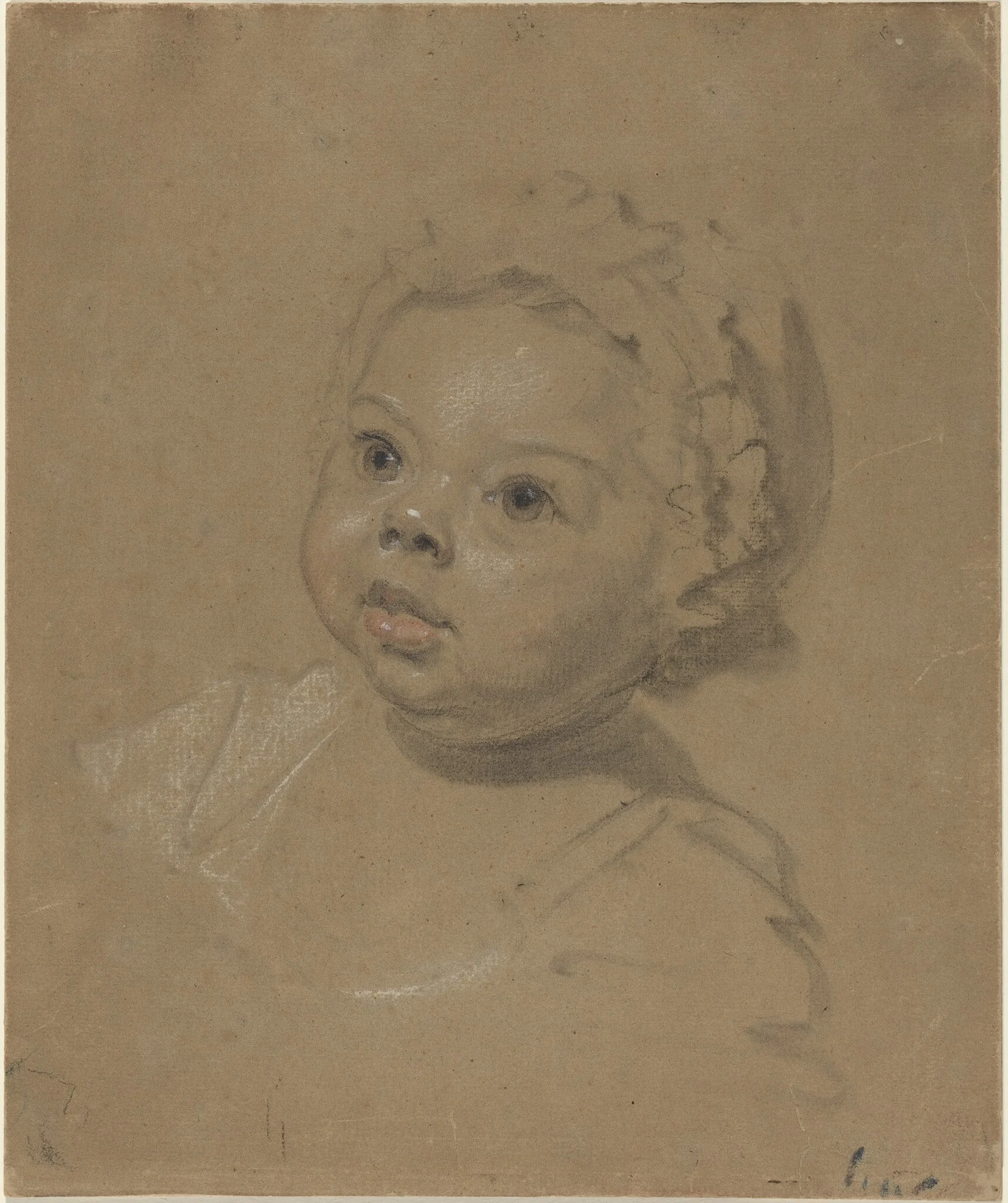 Head of a Child, detail