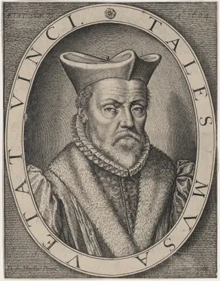 M. de Cheval, by Léonard Gaultier, ink, 1604