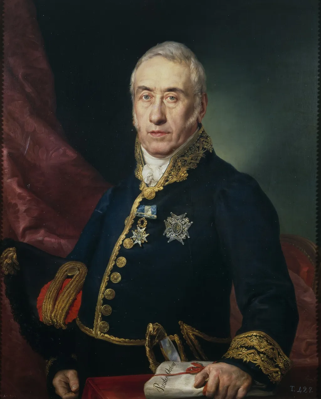 Ignacio Gutiérrez Solana, Overseer of the Royal Stables, by Vicente López Portaña, oil, 1823