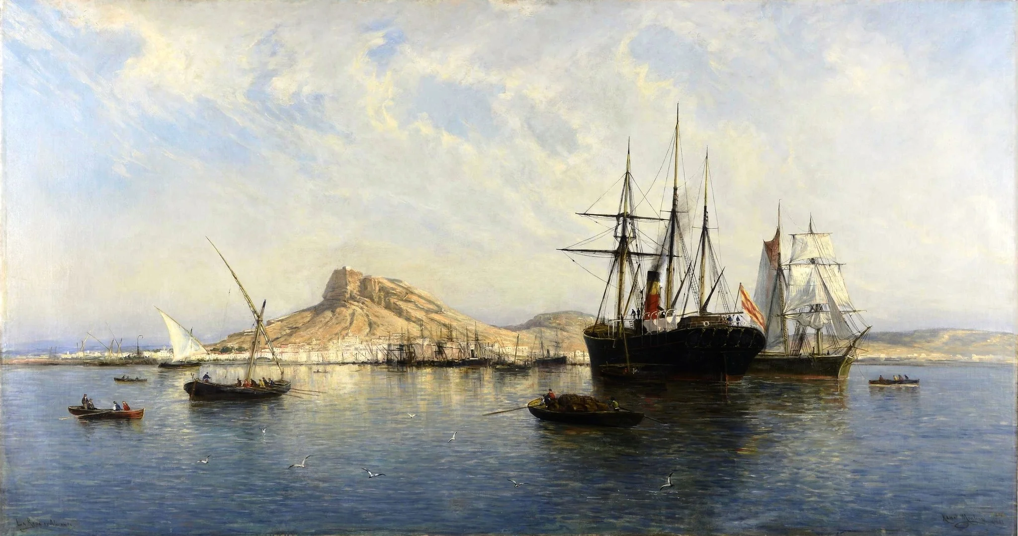 La rada de Alicante, detail