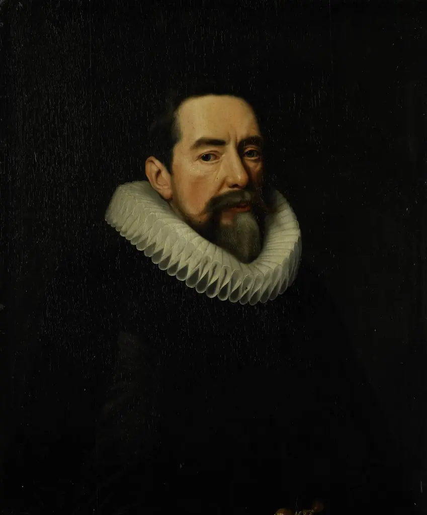 Portrait of a man, by Cornelis van der Voort, oil