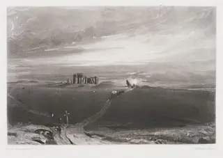 Stone Henge, by John Constable