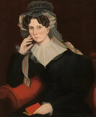 Jane Storm Teller, by Ammi Phillips, oil, 1835