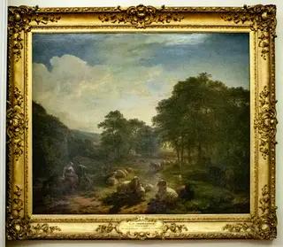 Een plek in de Ardennen, by Balthasar Paul Ommeganck, unspecified, 1816